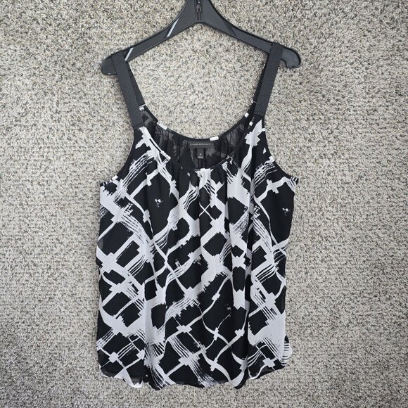 Lane Bryant Top Womens Plus 24 Black Camisole Sleeveless Adjustable Strap Ladies - Picture 1 of 7
